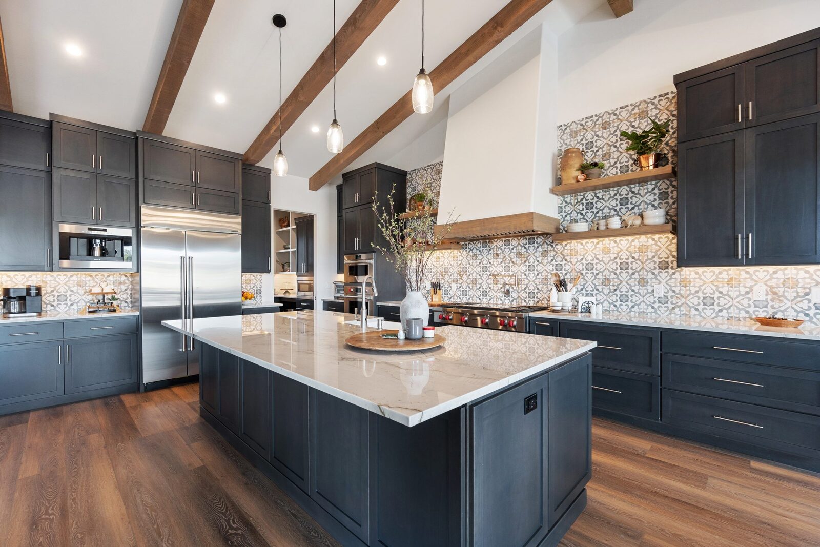 Kitchen remodel with new cabinets